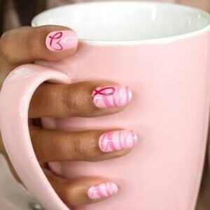 Color Street Foundation Choose Hope Pink Nail Set Breast Cancer Awareness